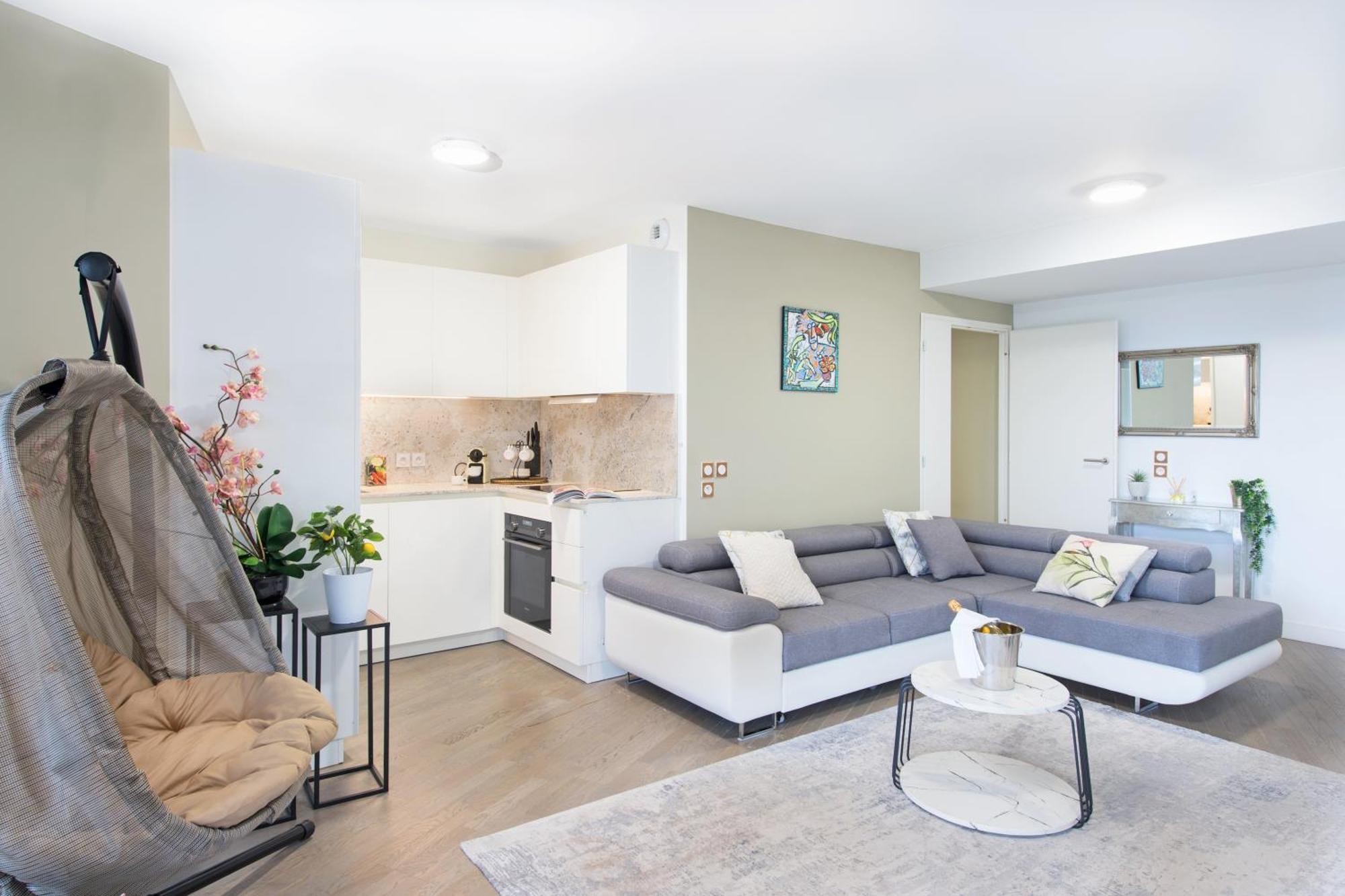 Grande Terrasse - Vue Mer - Parking - Bk Beausoleil Luaran gambar