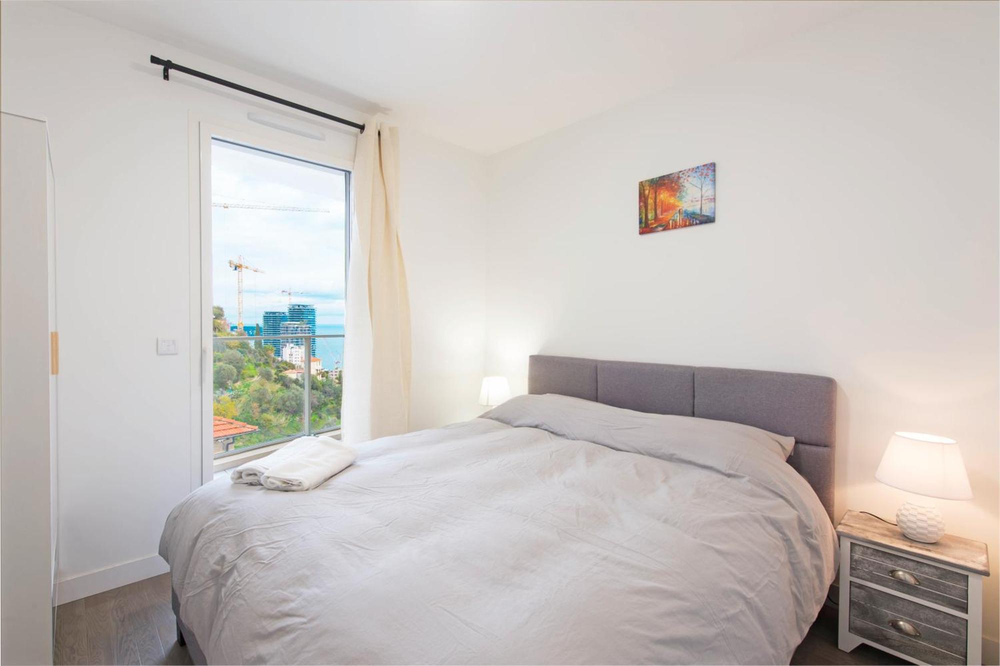 Grande Terrasse - Vue Mer - Parking - Bk Beausoleil Luaran gambar